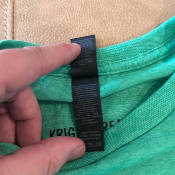 Gildan handmade brand new green XX large T-shir "know your own worth add tax - Picture 4 of 7